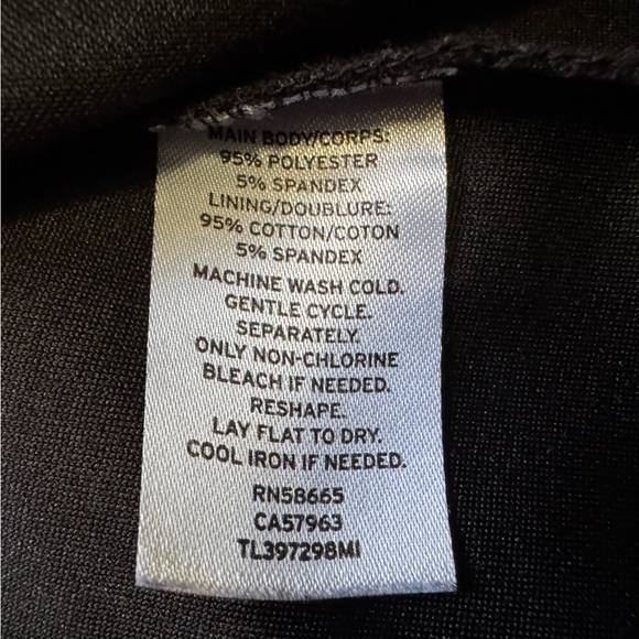 Leith Black Strapless Dress - Picture 11 of 12